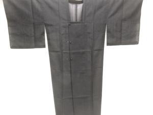 紗縞模様織り出しロング道行コート